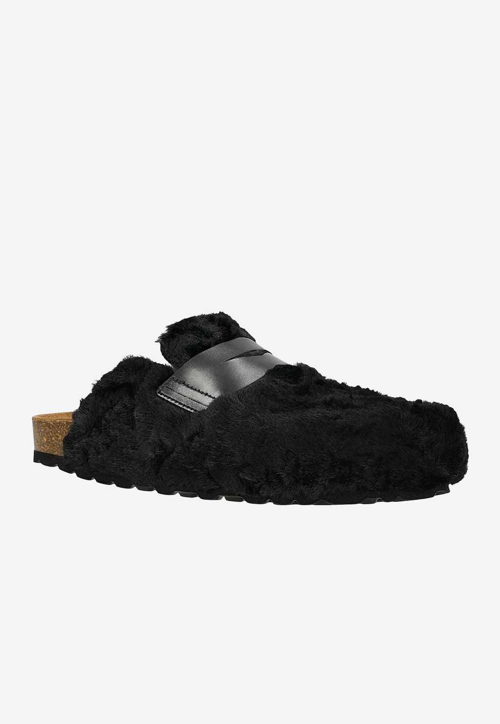 Czarne kapcie RELAKS na korkowej podeszwie R34016-81 Widok 2