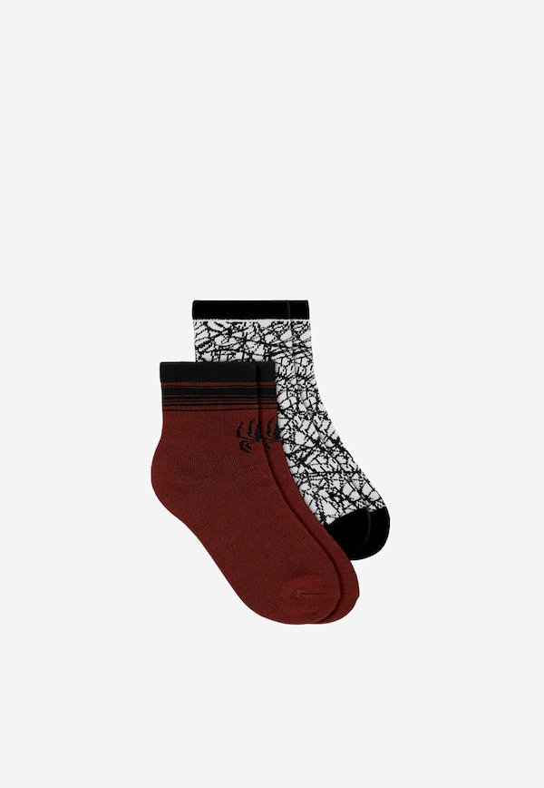 2-pak skarpet dla chłopca w motyw pajęczy BARTEK 85704-41