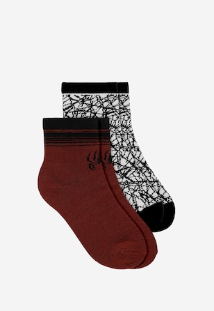 2-balenie ponožiek pre chlapca s pavúčím vzorom BARTEK 85704-41