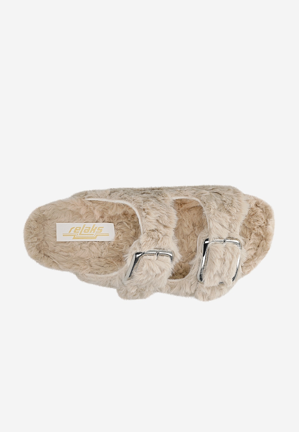Futerkowe kapcie RELAKS na korkowej podeszwie R34014-14 Widok 4