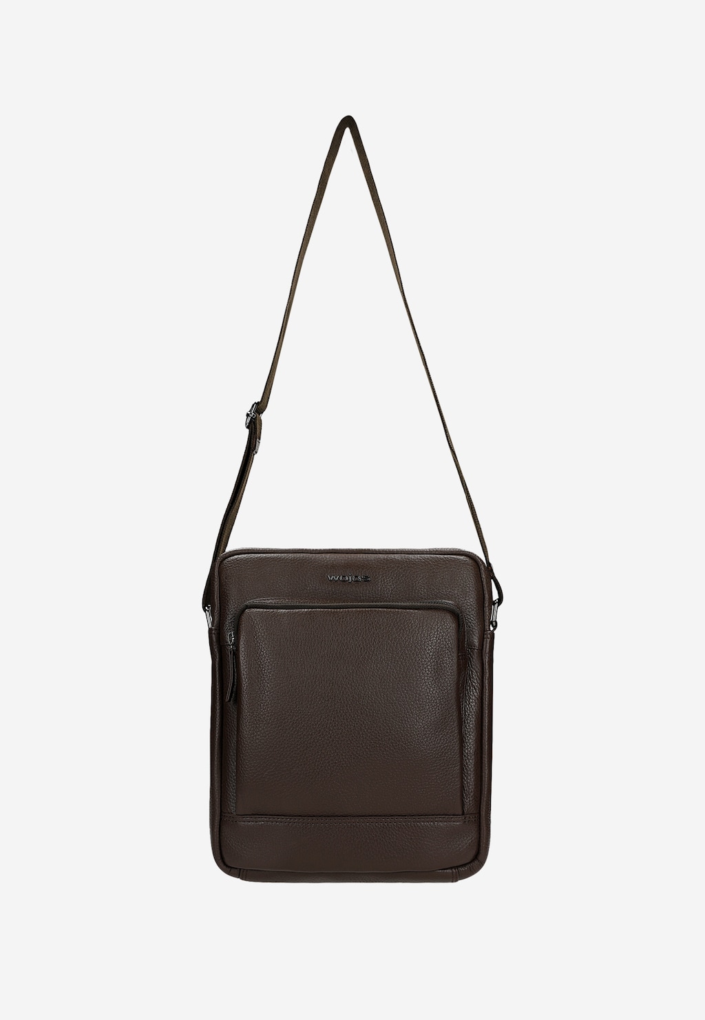 Mała skórzana torba męska w kolorze brązowym 90032-52 Widok 4