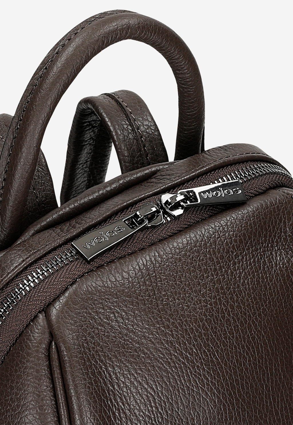 Czekoladowy skórzany plecak miejski 80253-52 Widok 6