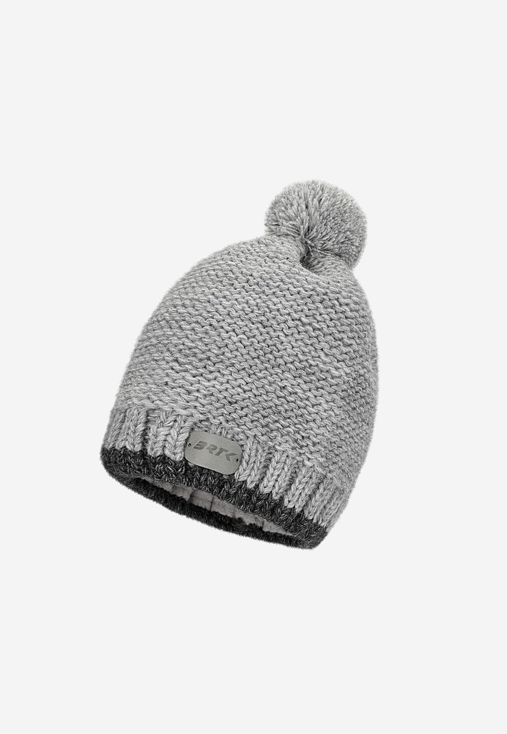 Sivý detský set BARTEK čiapka s reflexným brmbolcom + nákrčník 8560580 Widok 3