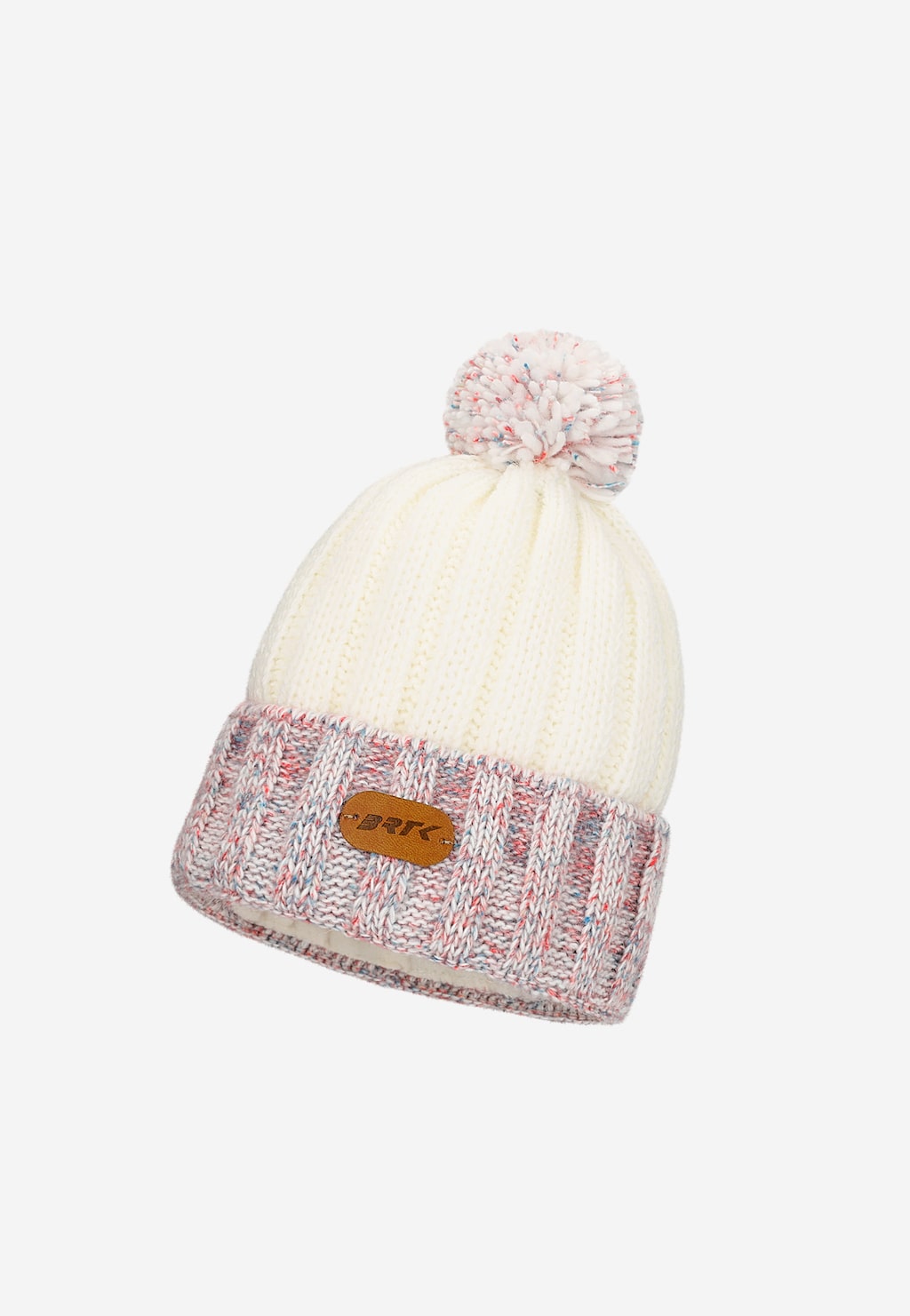 Bielo-farebný set čiapka + šál + rukavice BARTEK 85600-19 Widok 3