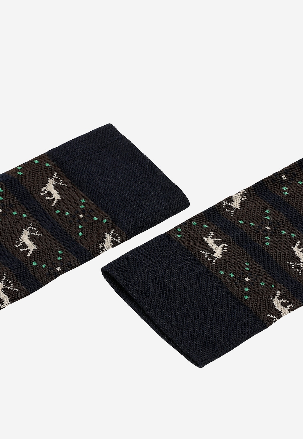 Bambusowe czekoladowe skarpety w świąteczny motyw 97061-82 Widok 2