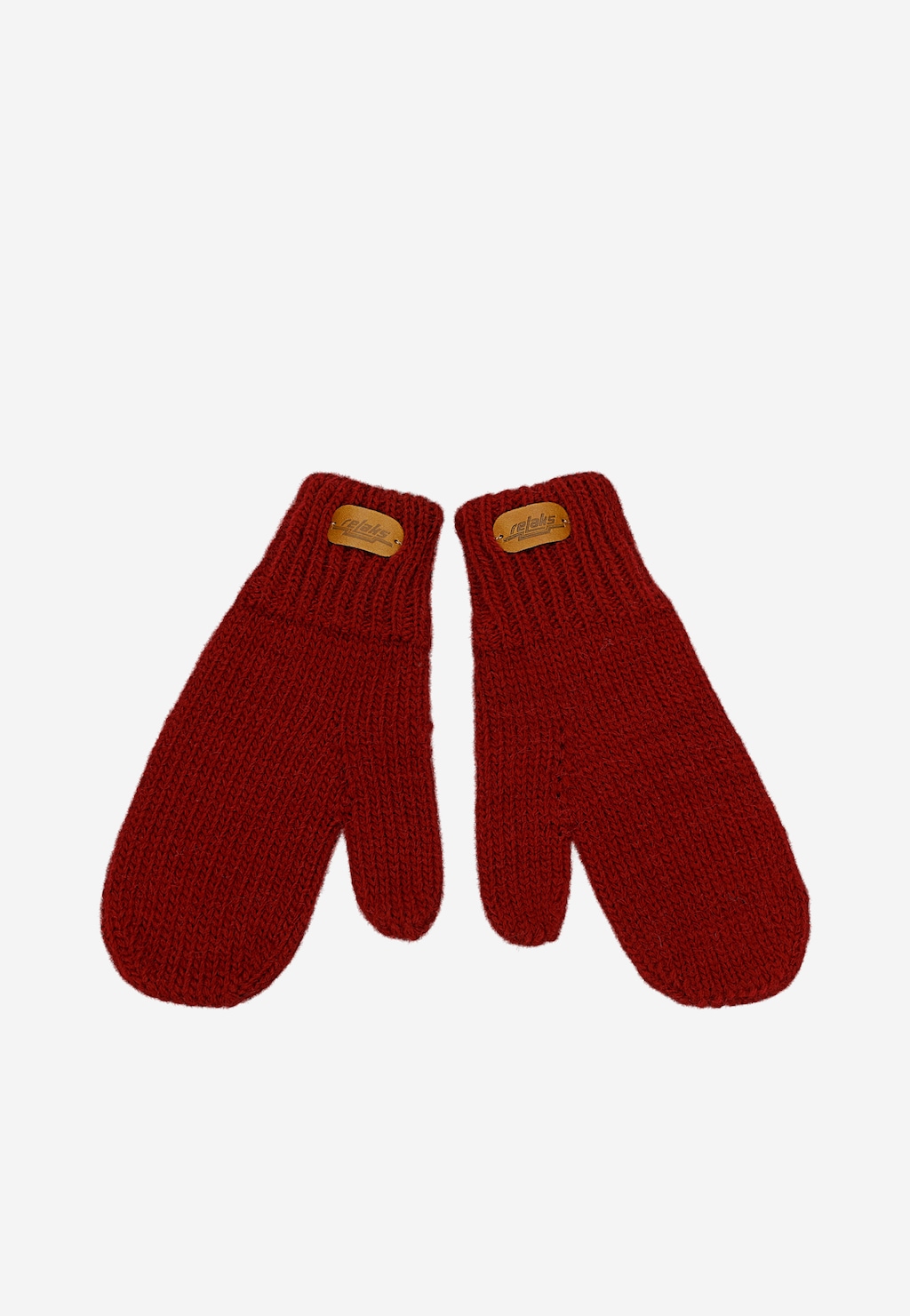 Damski zimowy zestaw RELAKS bordowa czapka z pomponem, komin i rękawiczki R96018-15 Widok 4