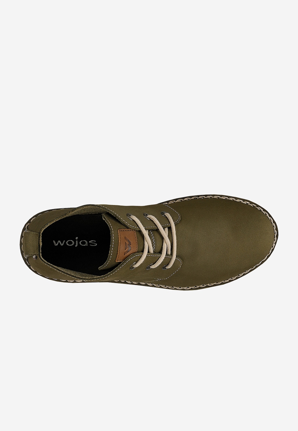 Trzewiki męskie chukka w kolorze khaki 24400-27 Widok 4