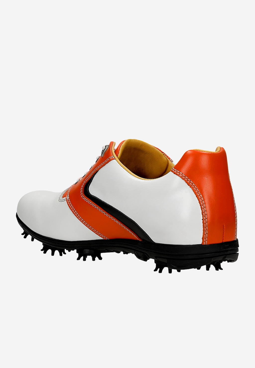 Pomarańczowe męskie półbuty golfowe 2900-56 Widok 3