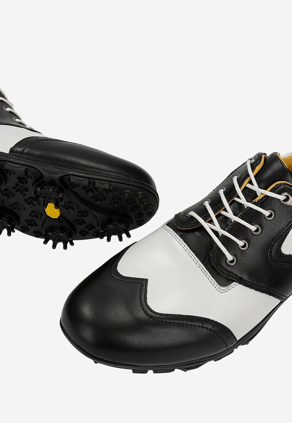 Czarne męskie półbuty golfowe 2901-59 Widok 6