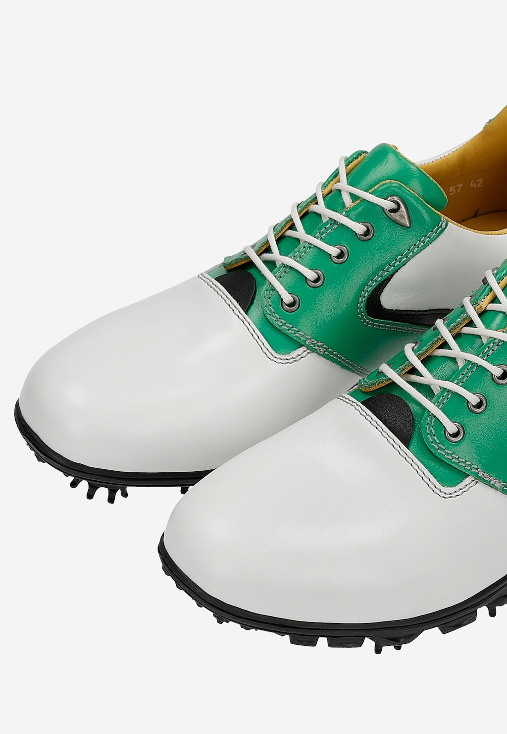 Zielone męskie półbuty golfowe 2900-57 Widok 6