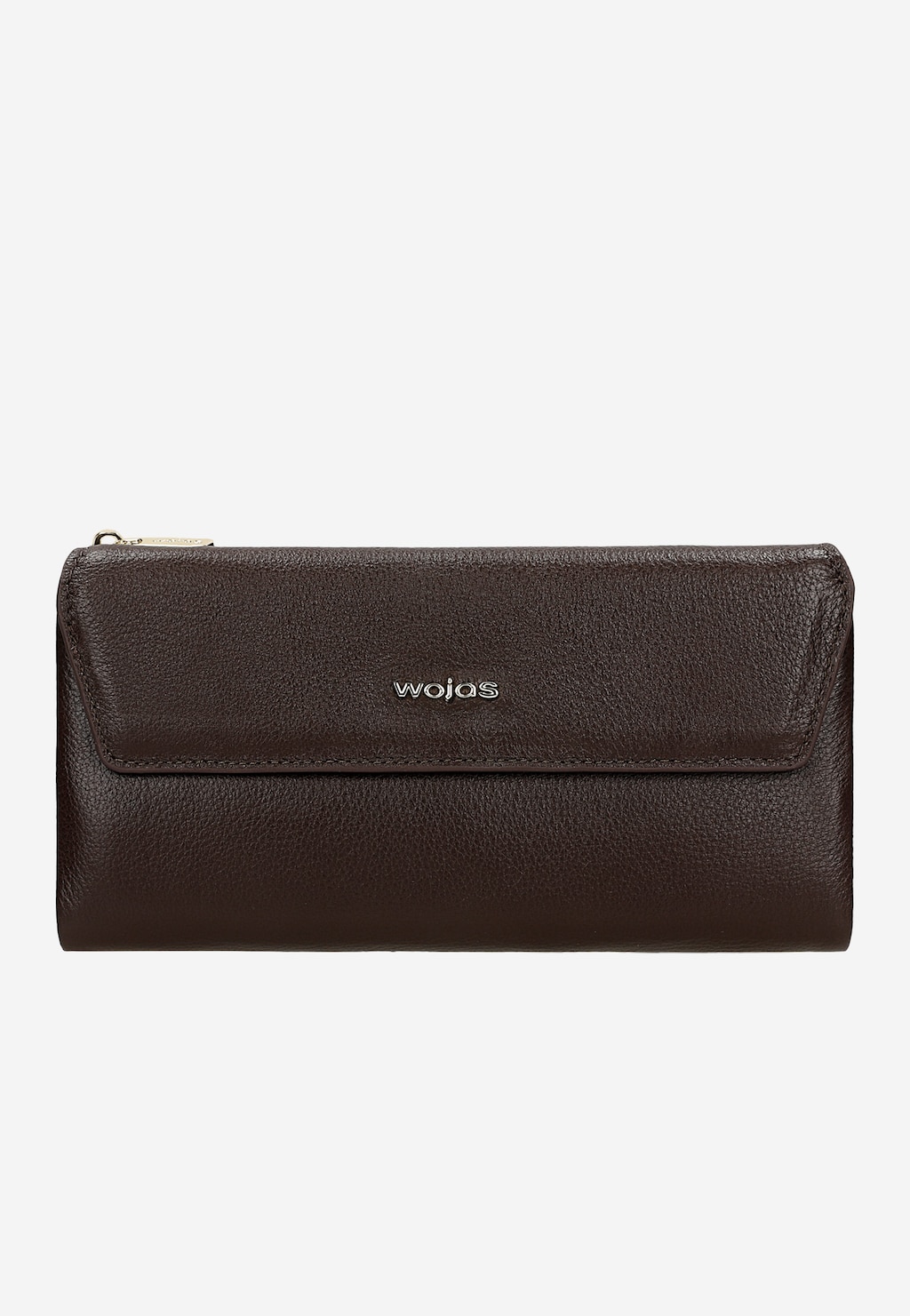 Duży skórzany portfel damski w kolorze czekoladowym 91124-52 Widok 2