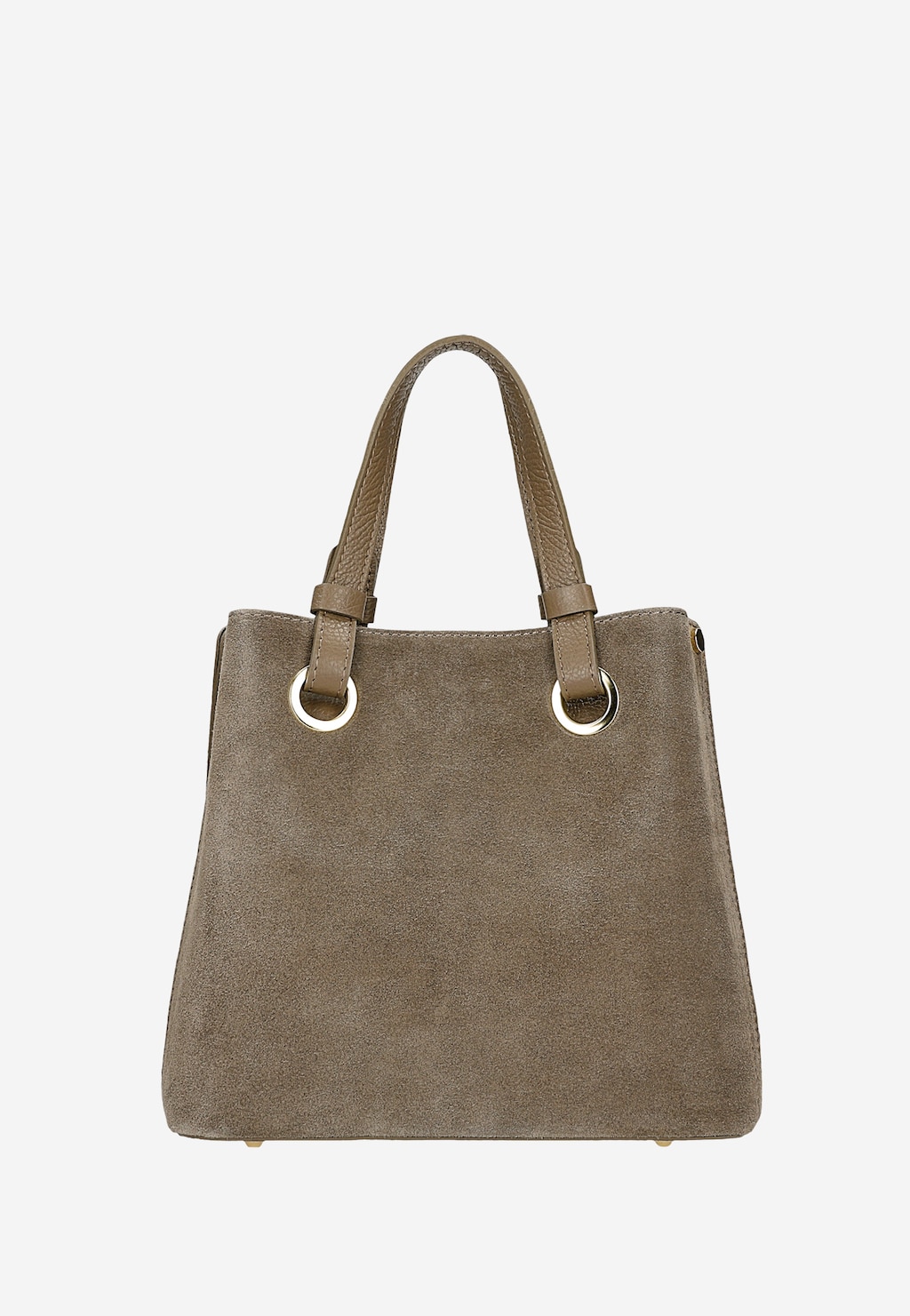 Beżowa torebka damska z łączonych skór 80408-74 Widok 4