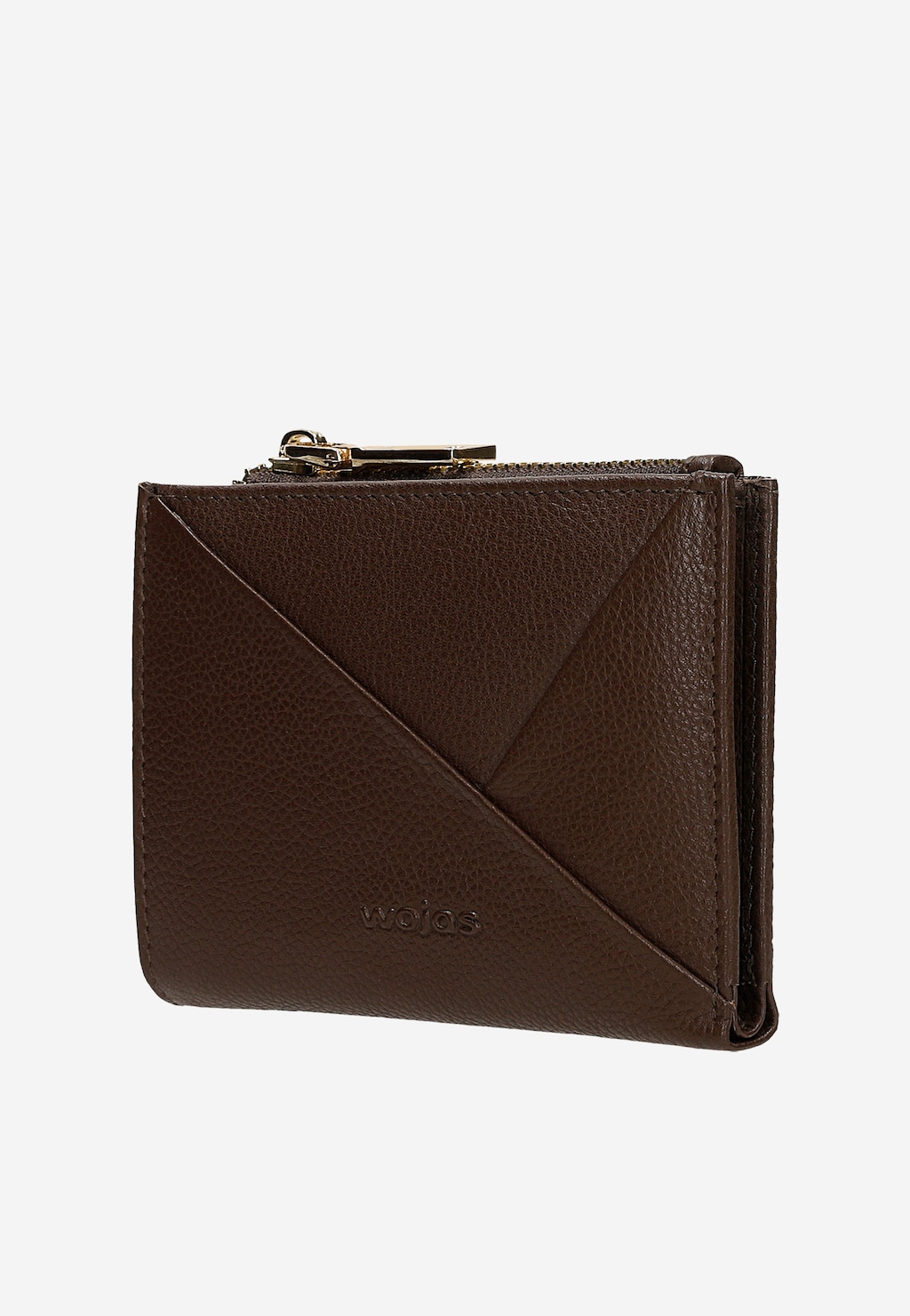 Skórzany portfel damski w czekoladowym brązie 91081-52 Widok 3