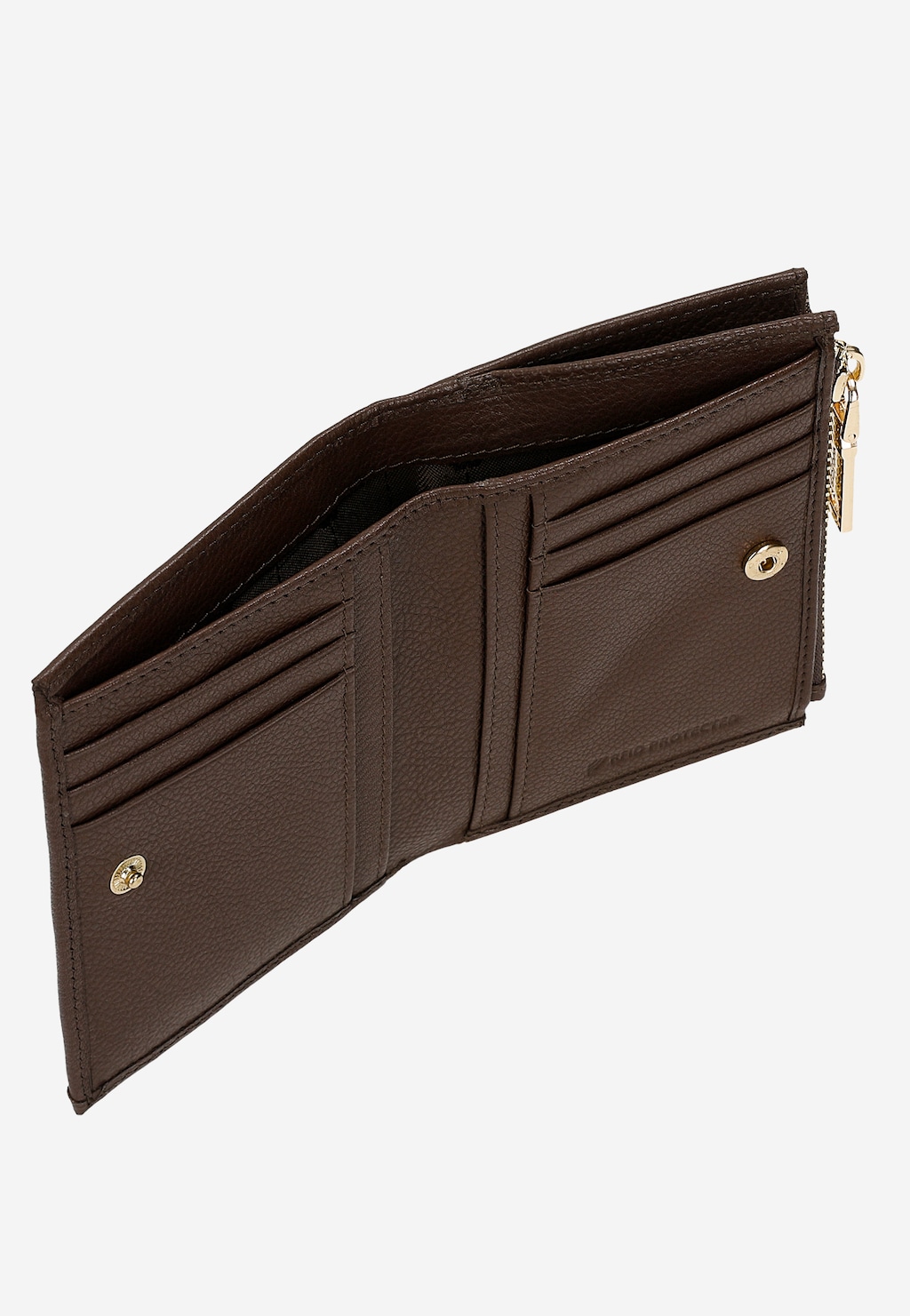 Kožená dámská peněženka v čokoládově hnědé barvě 91081-52 Widok 8