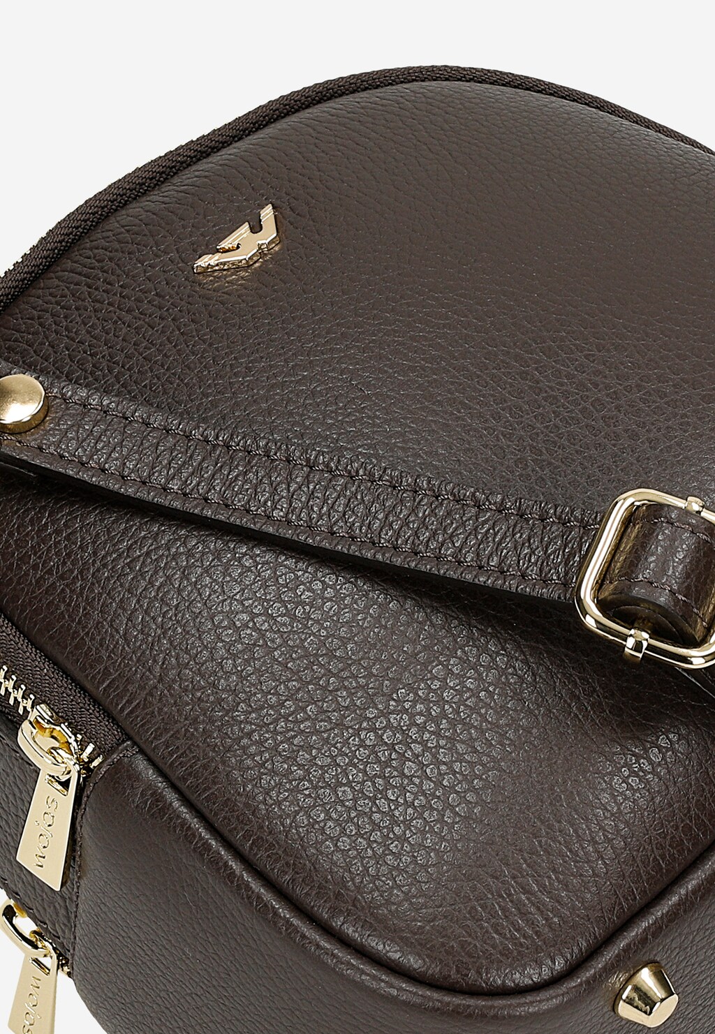 Skórzana torebka damska czekoladowy brąz 80431-52 Widok 8