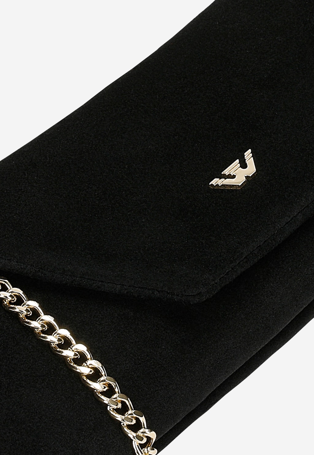 Čierna spoločenská dámska kabelka z velúrovej štiepenky 80466-61 Widok 6