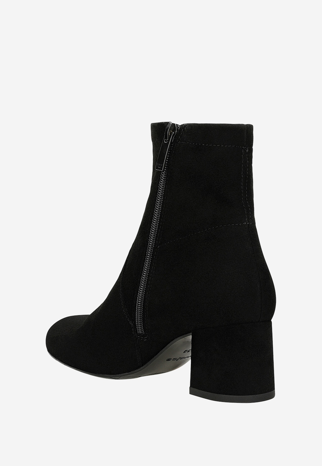 Czarne botki skarpetkowe 55374-61 Widok 4