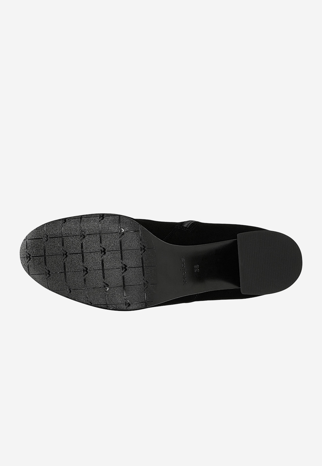 Czarne botki skarpetkowe 55374-61 Widok 6