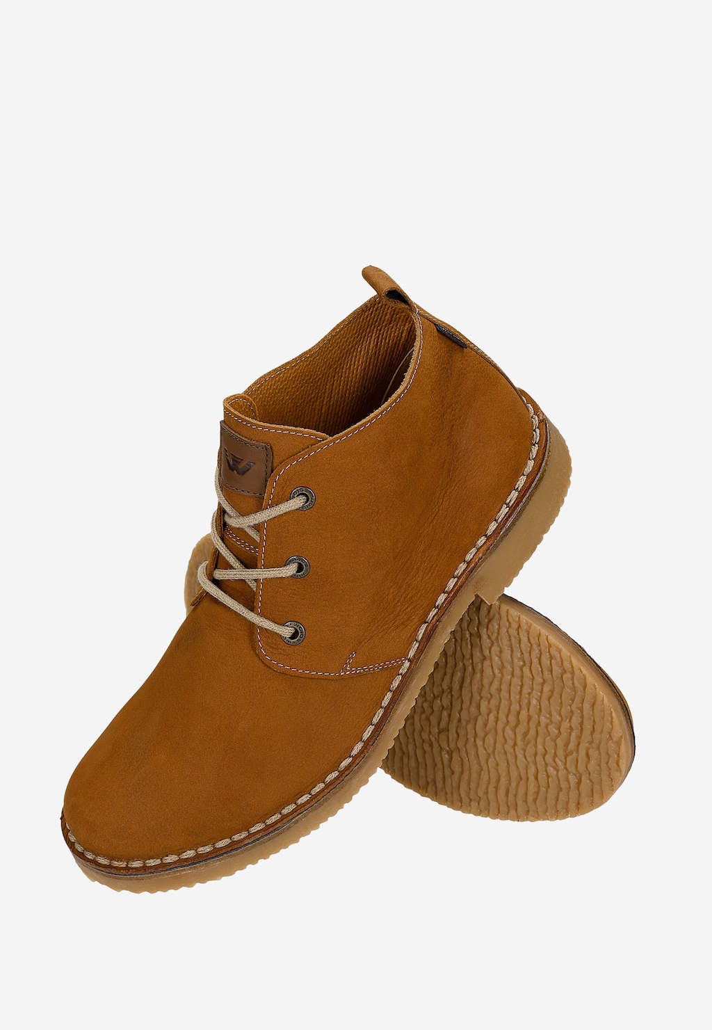 Hnědé pánské chukka boty 24400-25 Widok 6