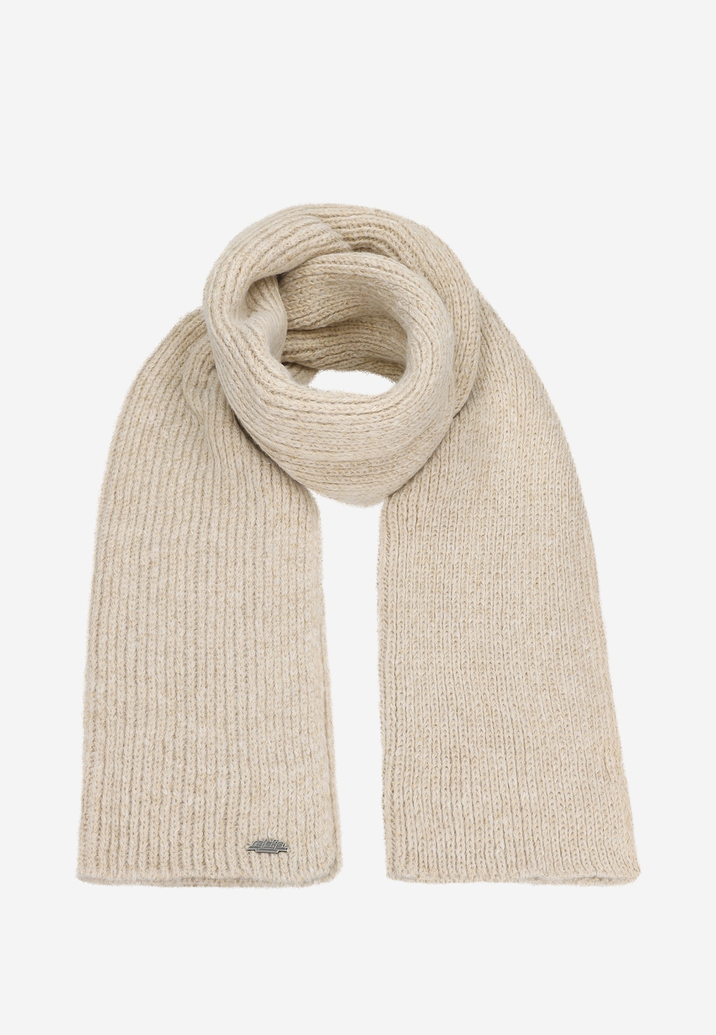 Béžový set RELAX čiapka a šál R96038-84 Widok 2