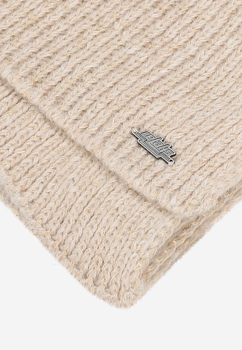 Béžový set RELAX čiapka a šál R96038-84 Widok 5