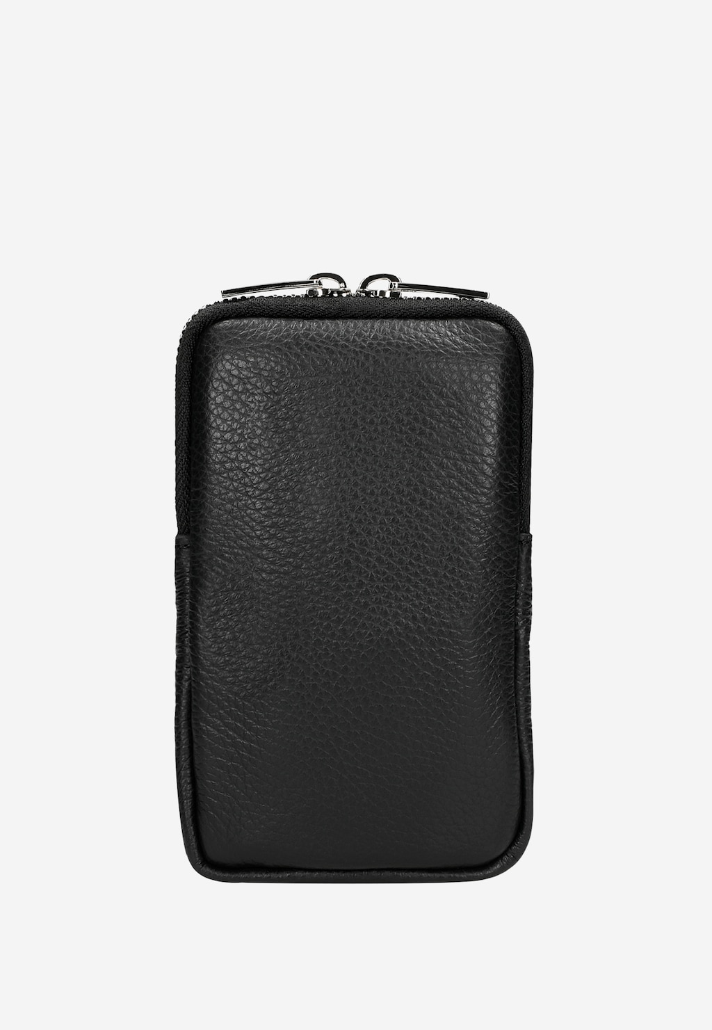 Čierna kožená taška na telefón 80103-51 Widok 2