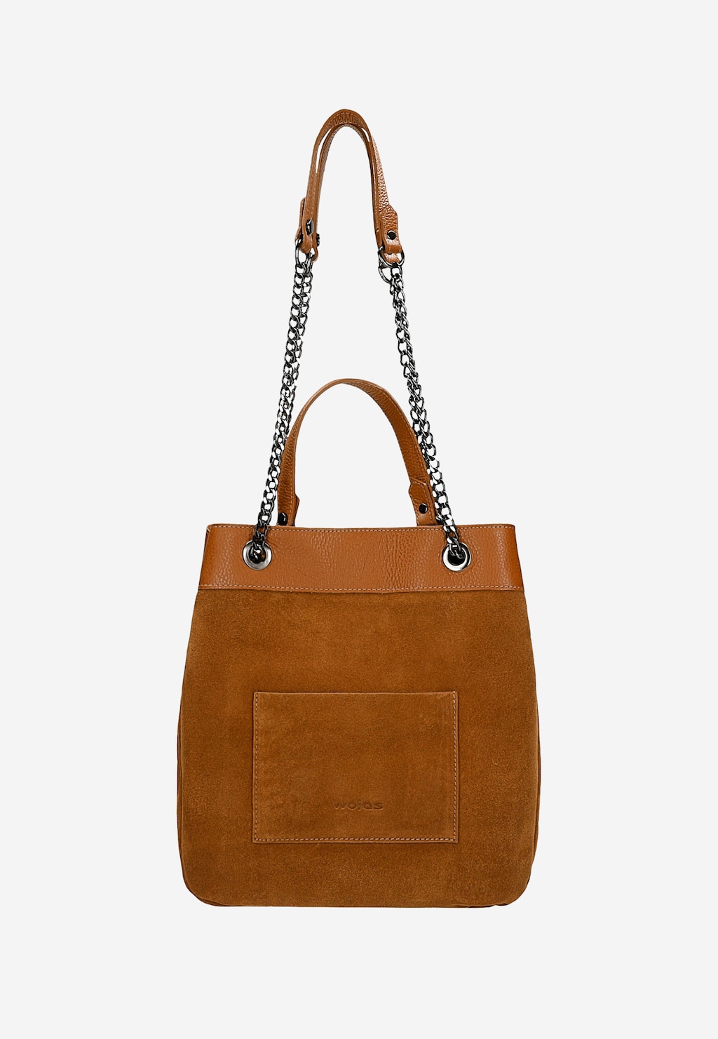 Kabelka s řetízkovým popruhem a kapsičkou s logem 8901-74 Widok 5