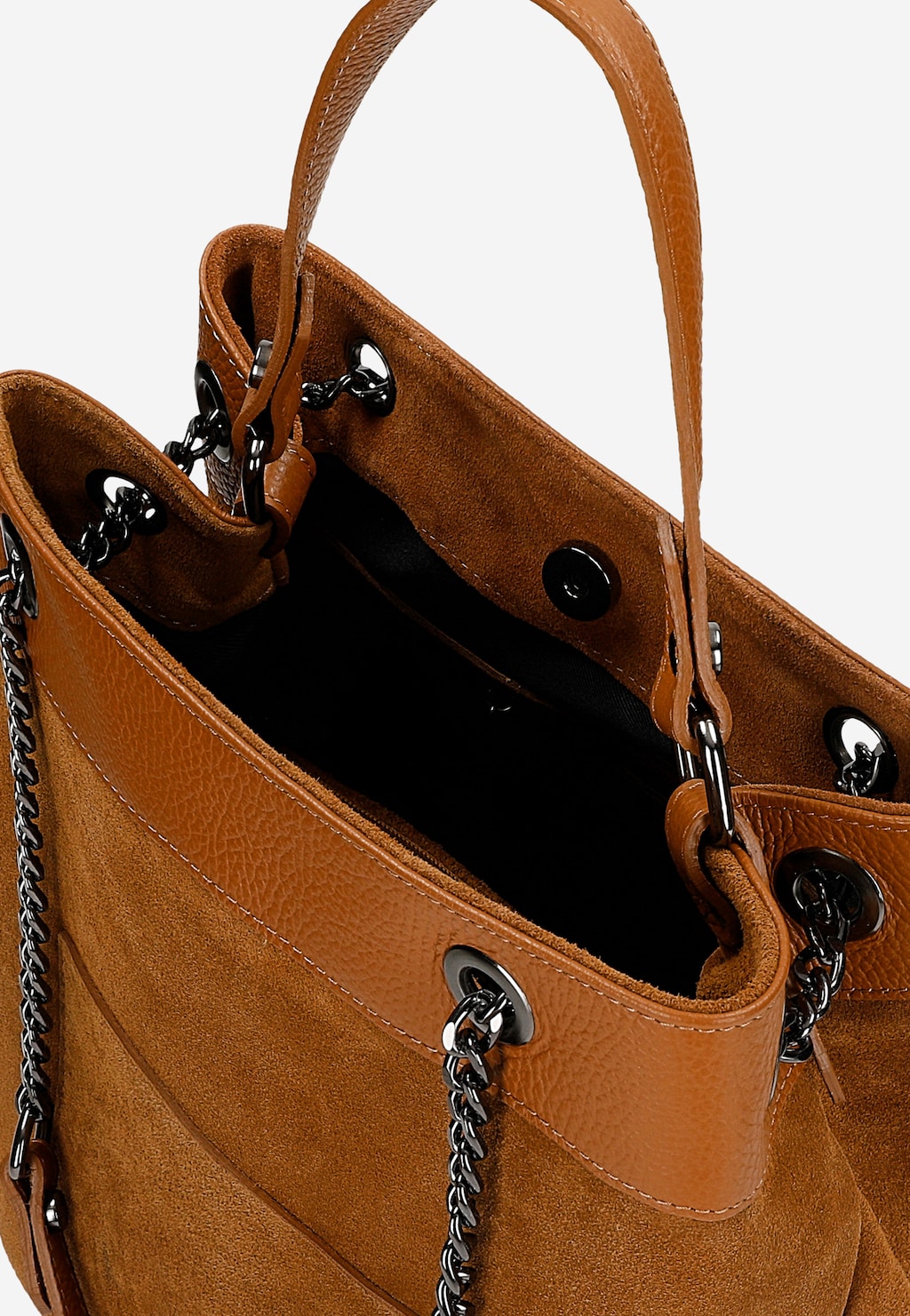 Kabelka s řetízkovým popruhem a kapsičkou s logem 8901-74 Widok 6