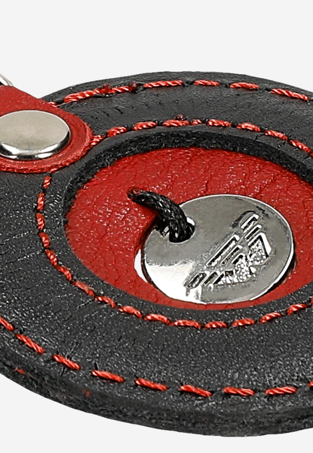 Okrągły ręcznie robiony brelok ze skóry naturalnej 98536-55 Widok 4