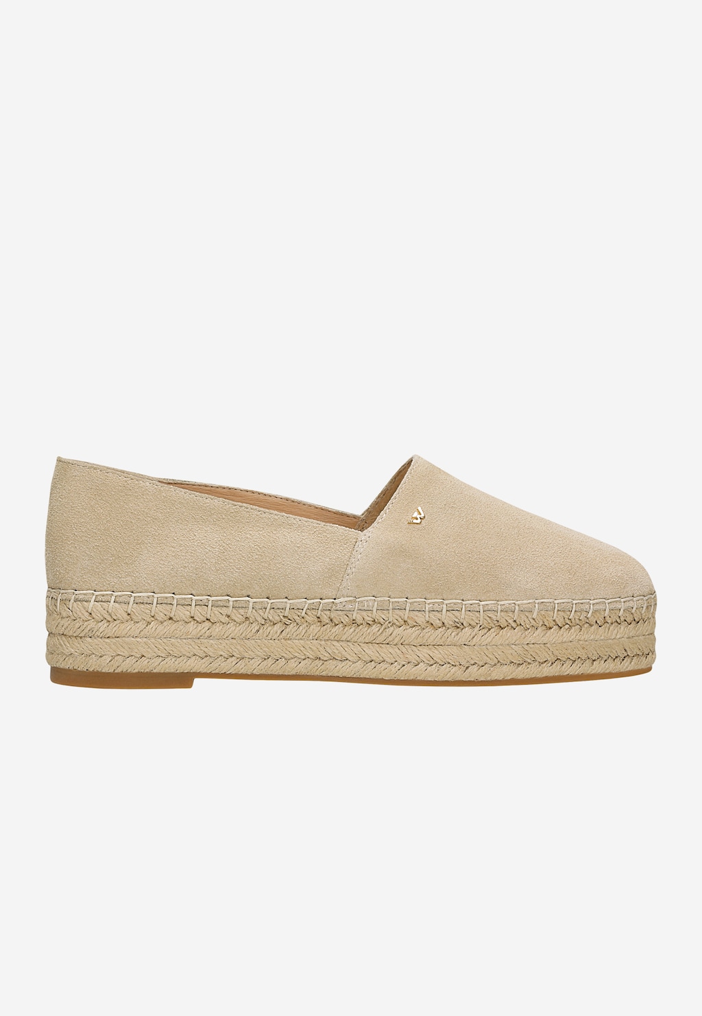 Beżowe espadryle damskie na platformie 46324-64 Widok 2
