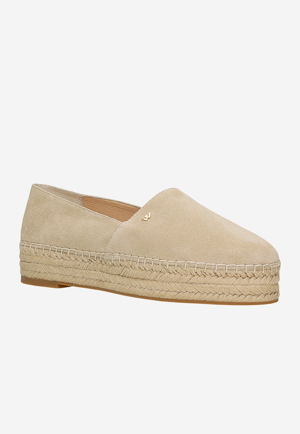 Beżowe espadryle damskie na platformie 46324-64 Widok 3