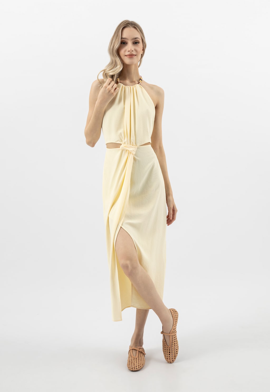 Děrované balerínky v boho stylu 44064-88 Widok 1