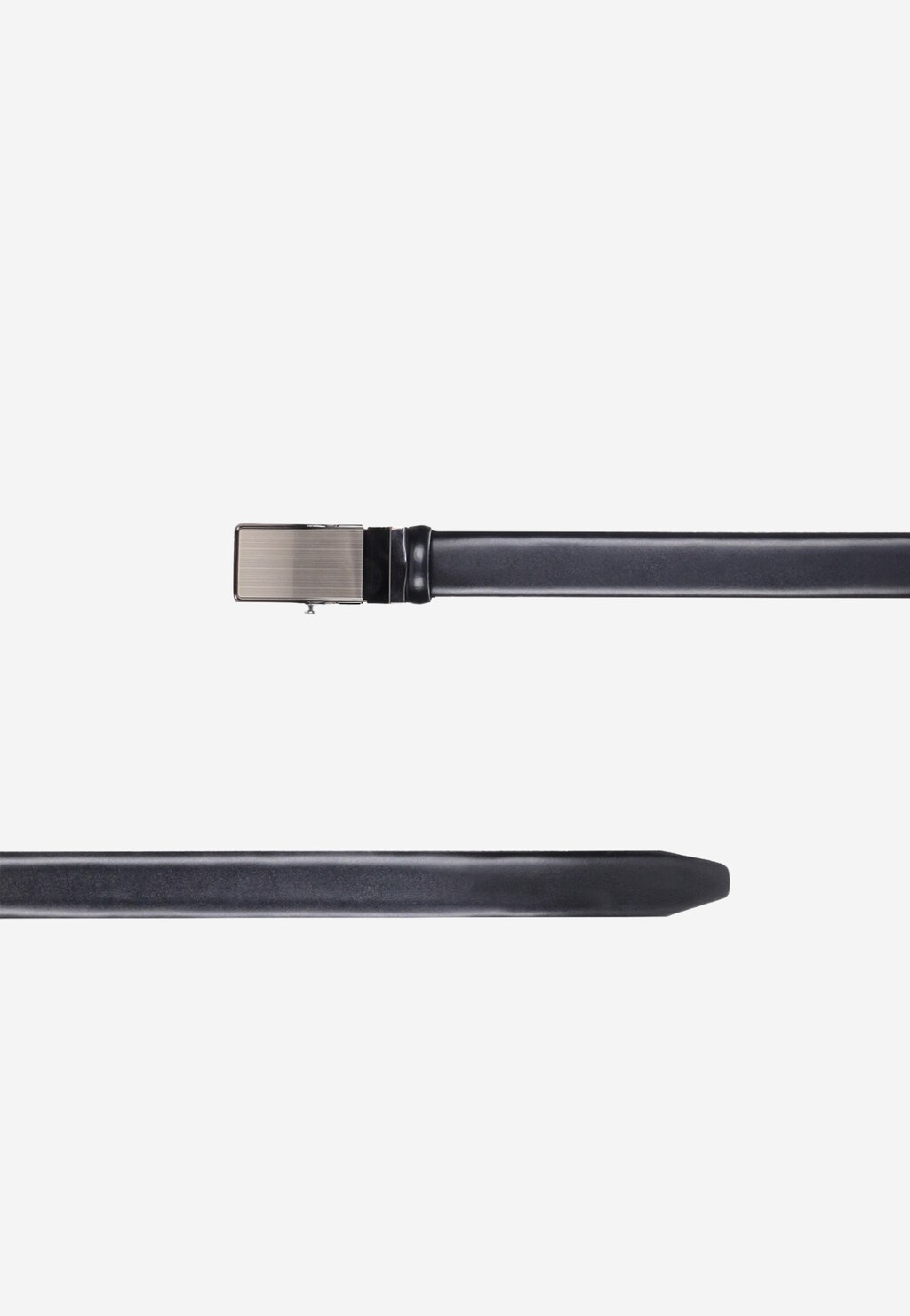 Čierny kožený pánsky opasok 7974-51 Widok 5
