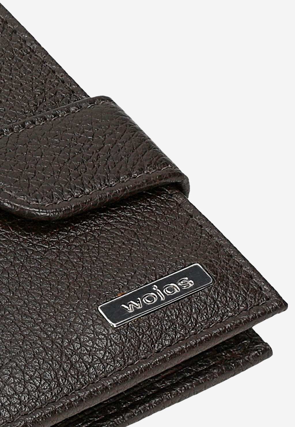 Ciemnobrązowy portfel męski ze skóry licowej 91114-52 Widok 8
