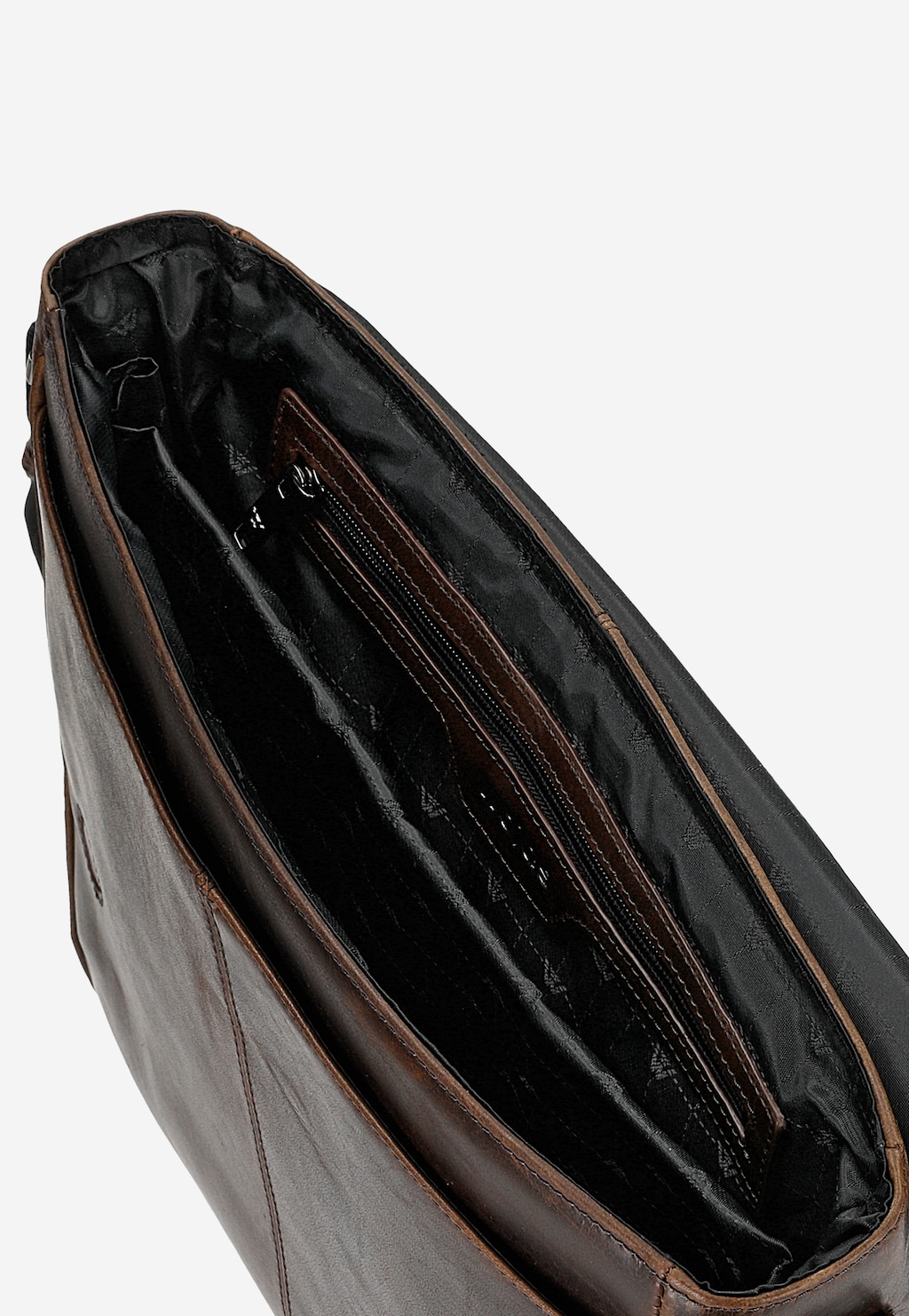 Duża torba męska na ramię z woskowanej skóry typu pull up 90025-42 Widok 6