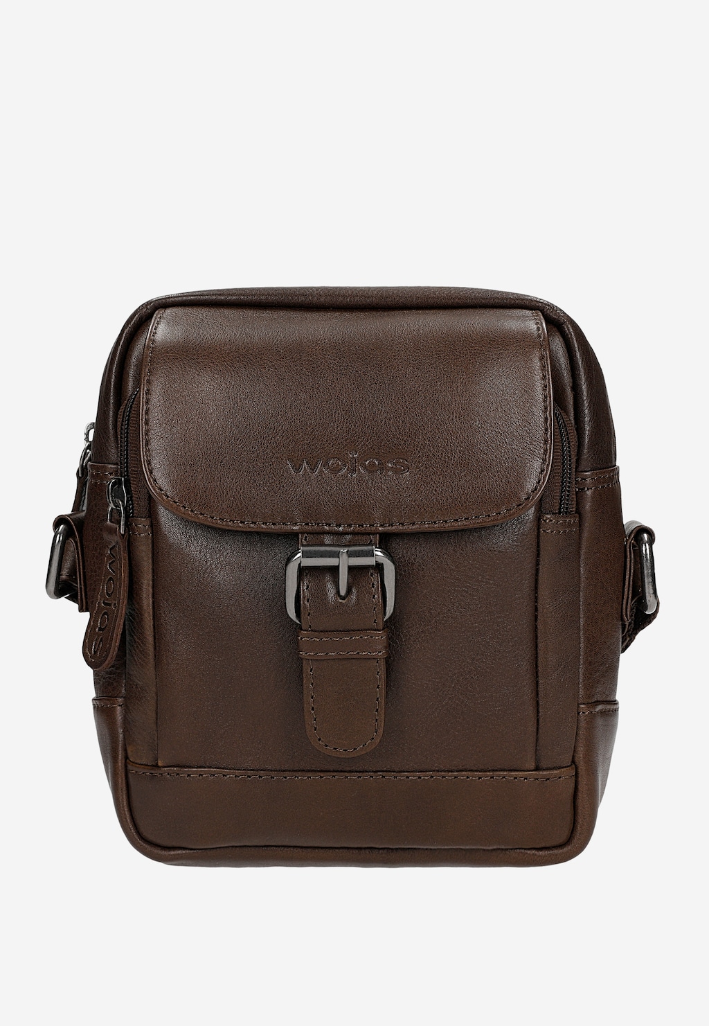 Mała brązowa torba męska ze skóry naturalnej 90028-52 Widok 2