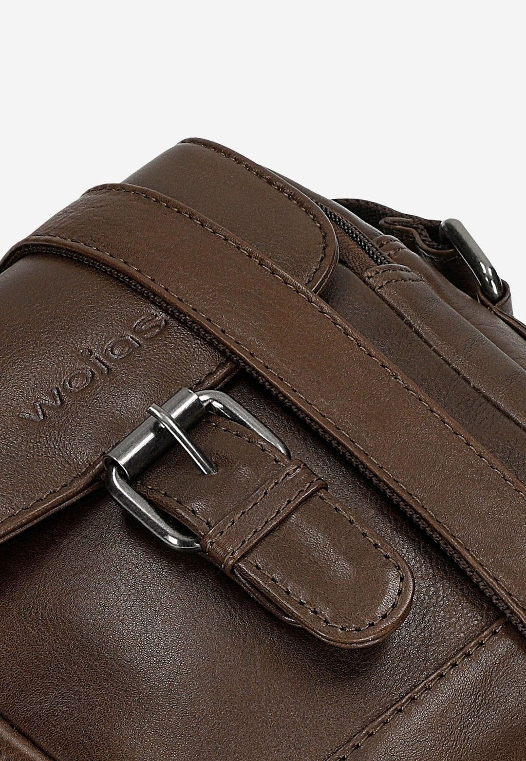 Mała brązowa torba męska ze skóry naturalnej 90028-52 Widok 8