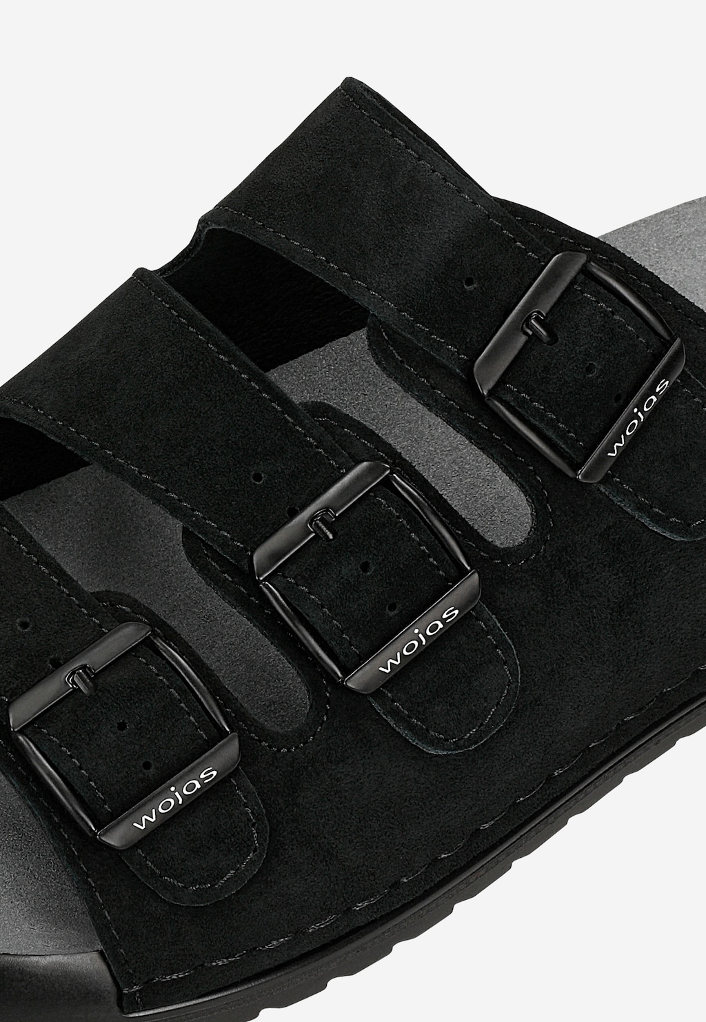 Čierne pánske šľapky s troma prackami 32033-21 Widok 7