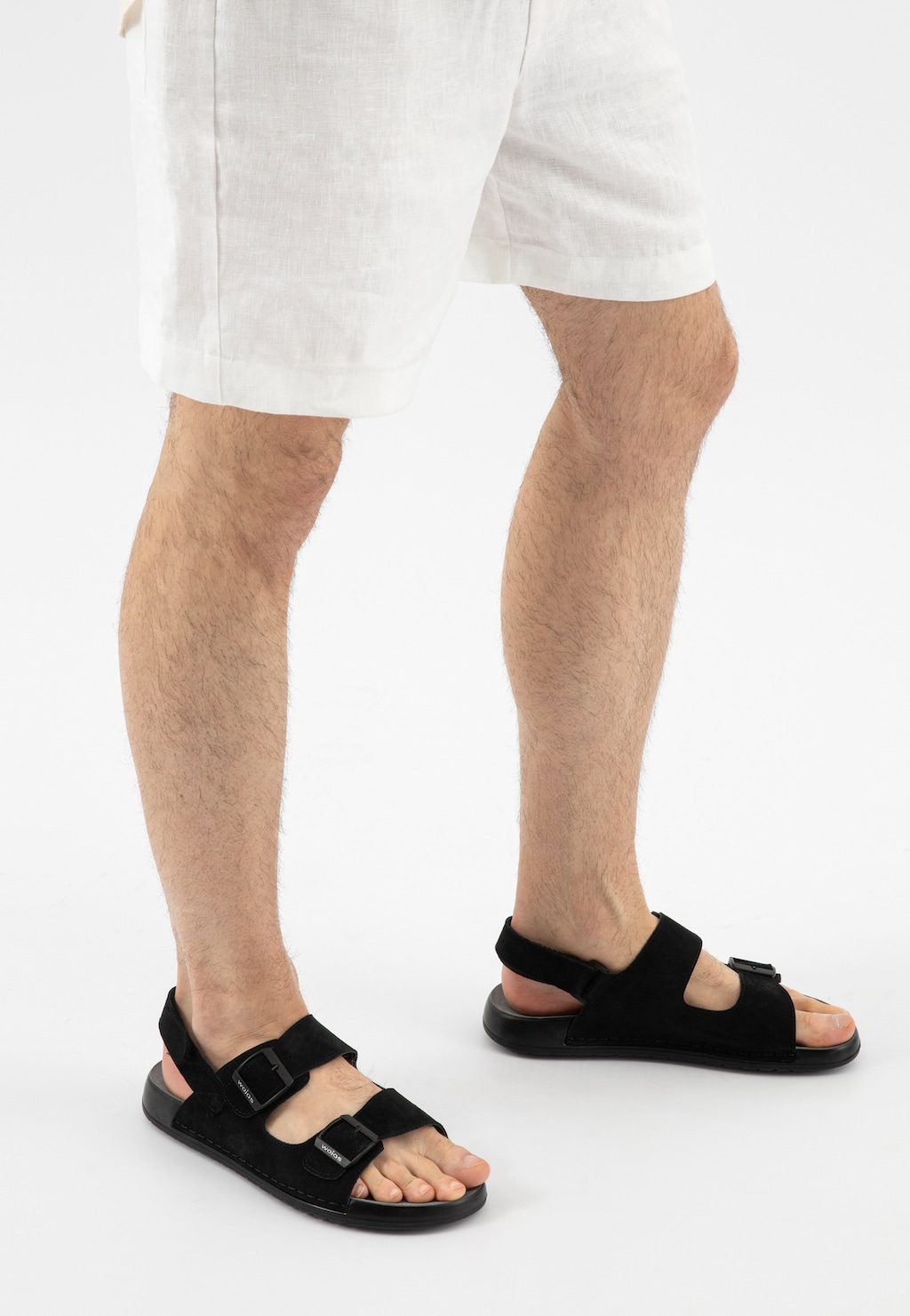 Černé pánské sandály z řady Comfort 29020-21 Widok 7