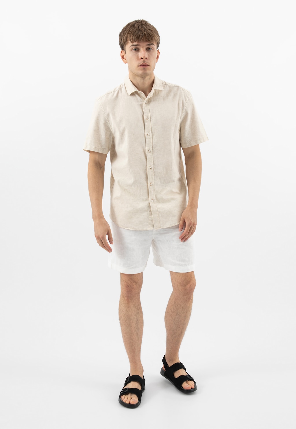 Černé pánské sandály z řady Comfort 29020-21 Widok 8