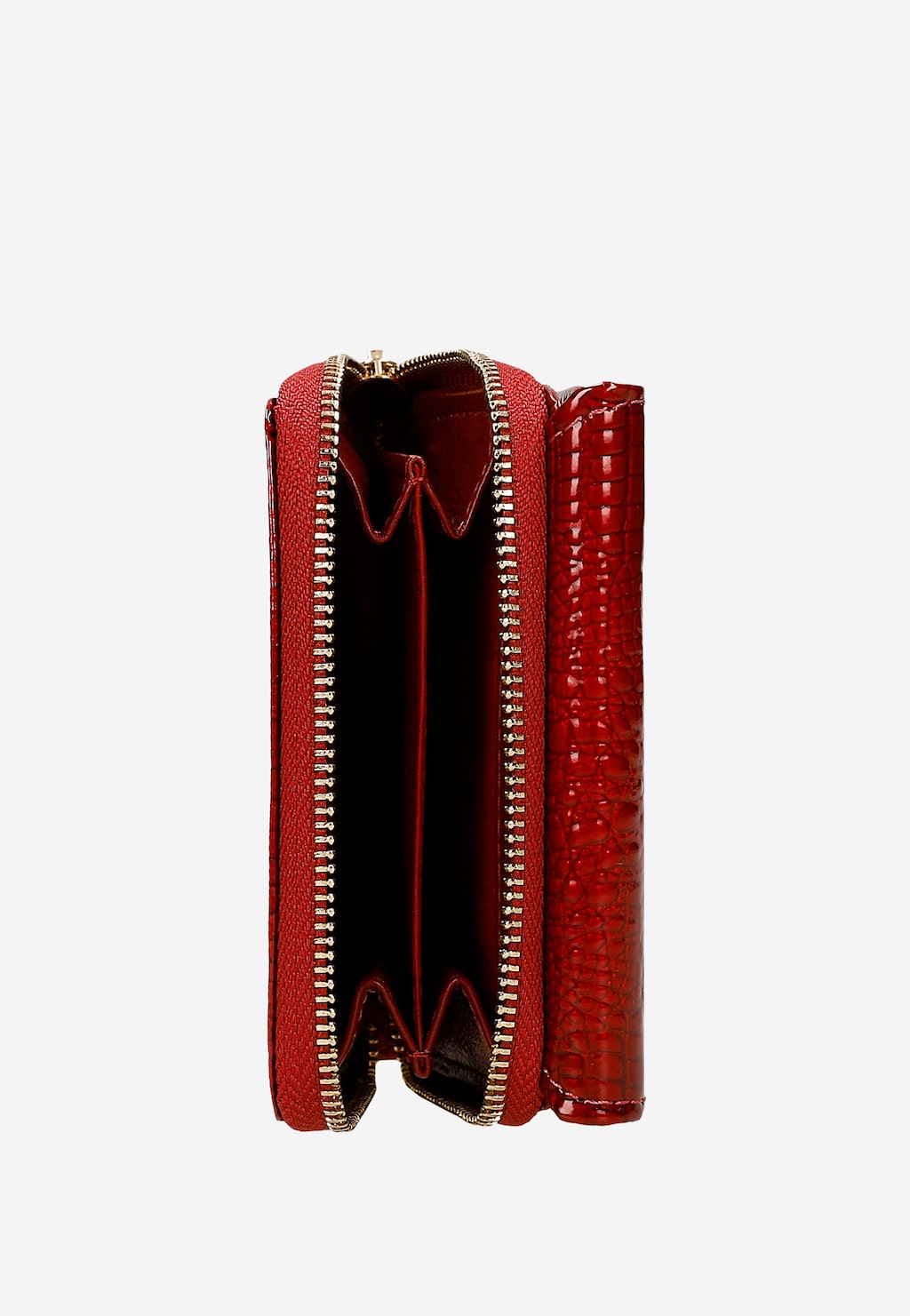 Malá červená dámská peněženka z lakované kůže 91021-75 Widok 4