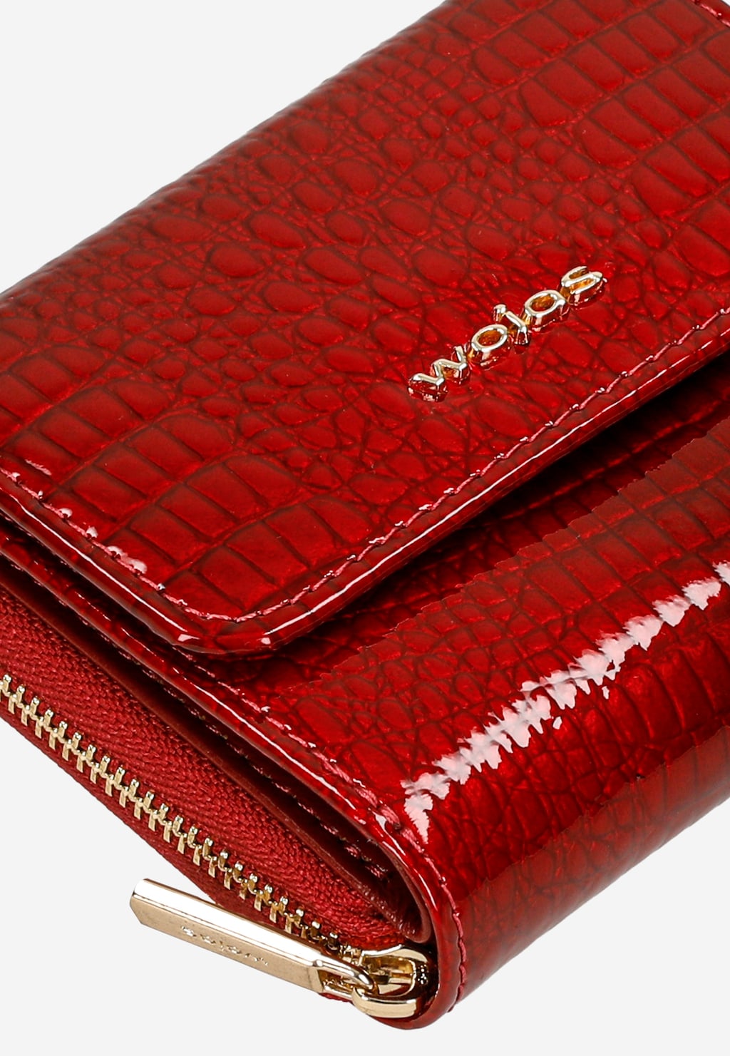 Malá červená dámská peněženka z lakované kůže 91021-75 Widok 7
