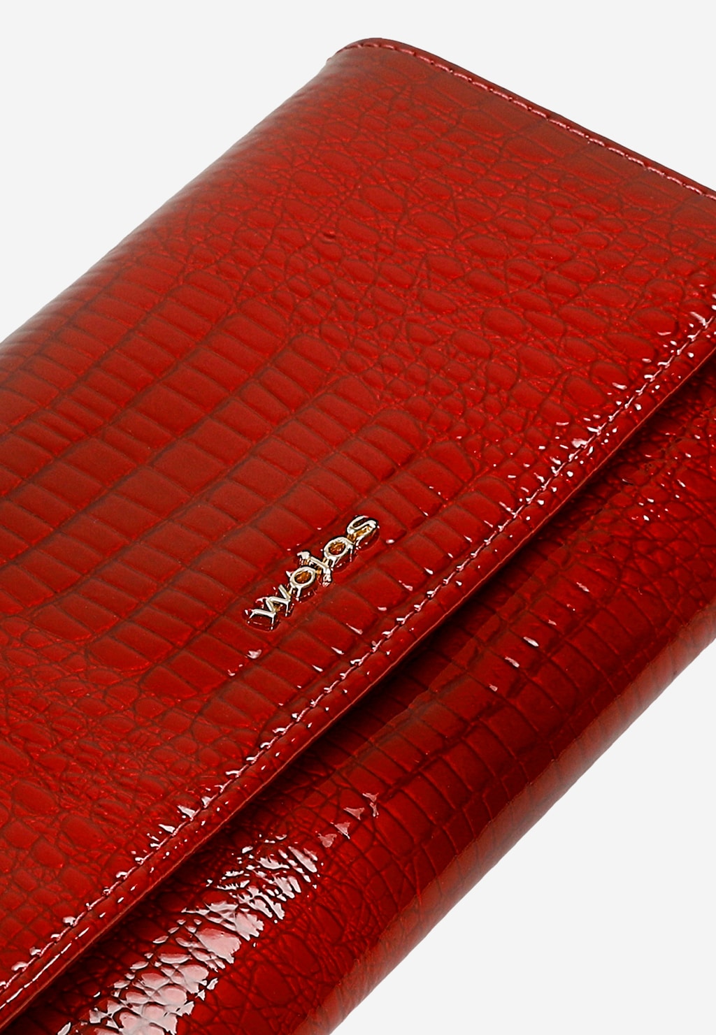 Červená lakovaná dámská peněženka 91058-75 Widok 6