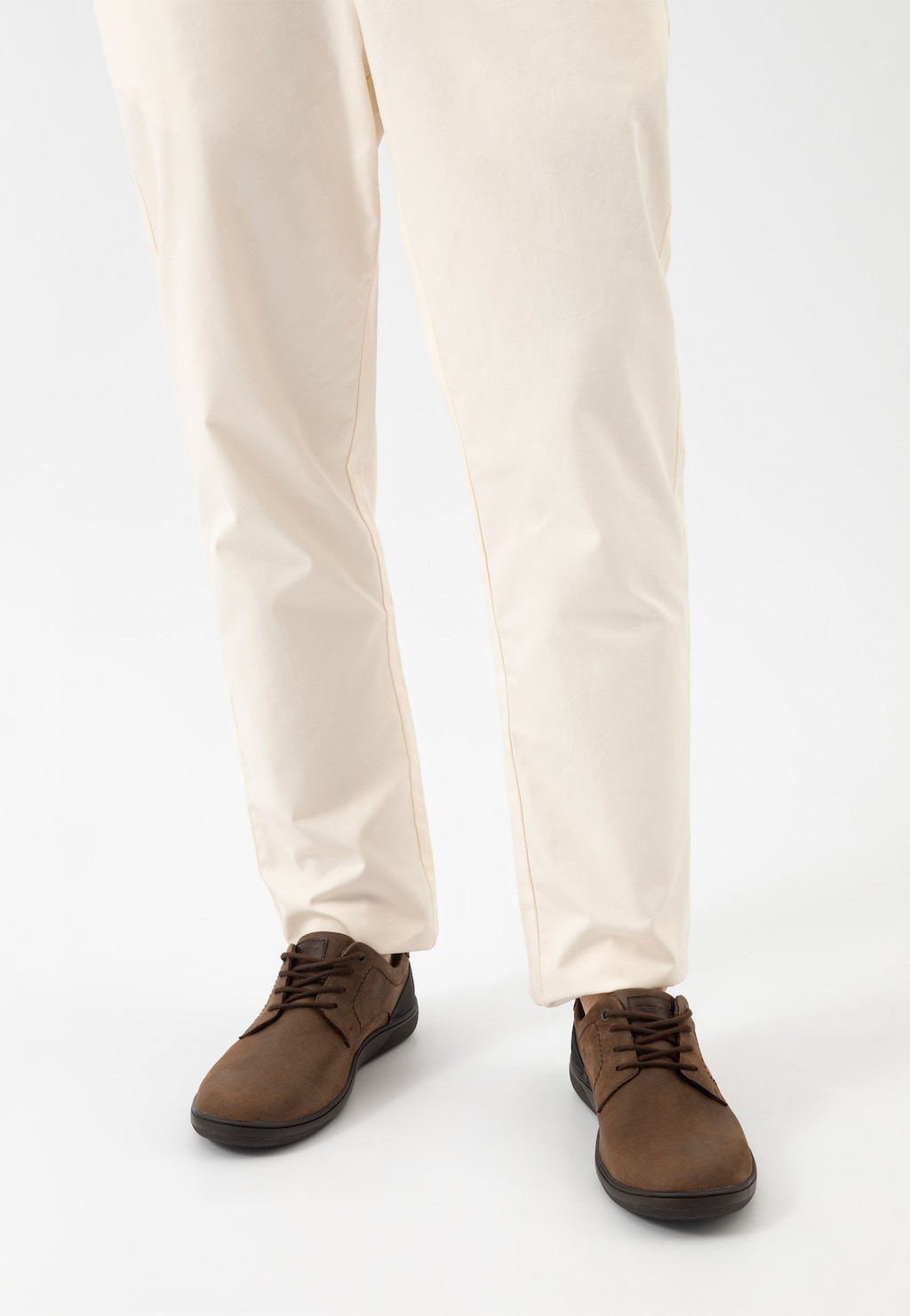 Hnědé šněrovací polobotky pánské 10266-82 Widok 9