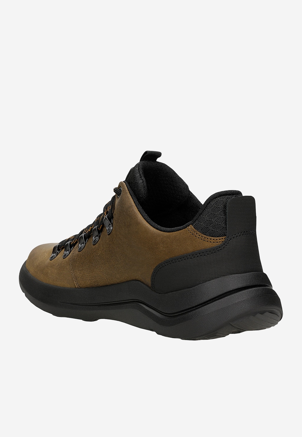 Hnědo-černé nízké pánské trekkingové boty z crazy horse kůže 10260-73 Widok 4