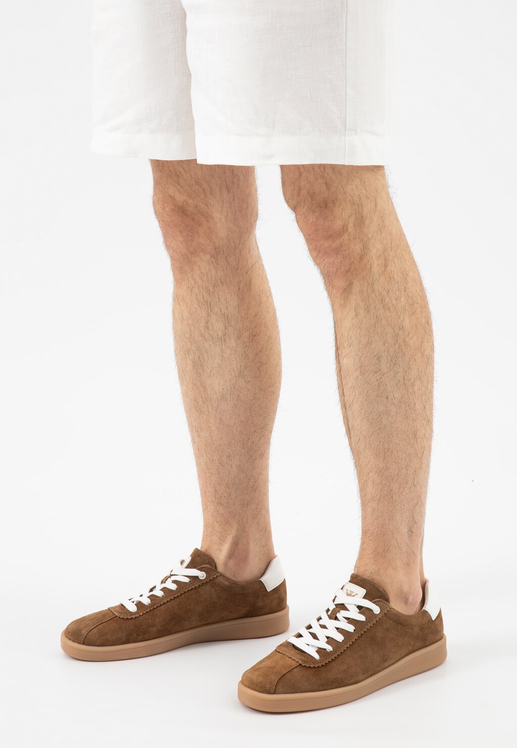 Světle hnědé pánské tenisky s bílými detaily 10251-63 Widok 8