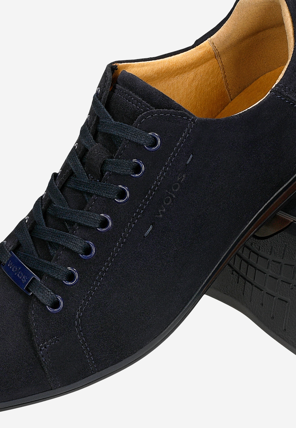 Tmavomodré pánske tenisky zo semiša 8071-66 Widok 7