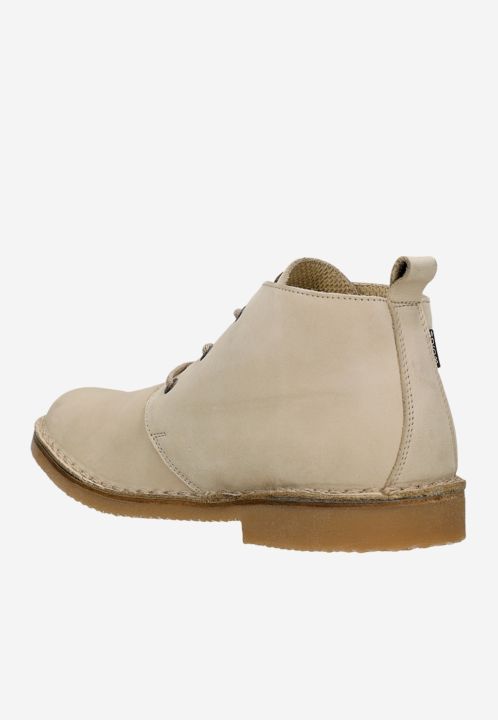 Beżowe trzewiki męskie chukka 24400-29 Widok 3