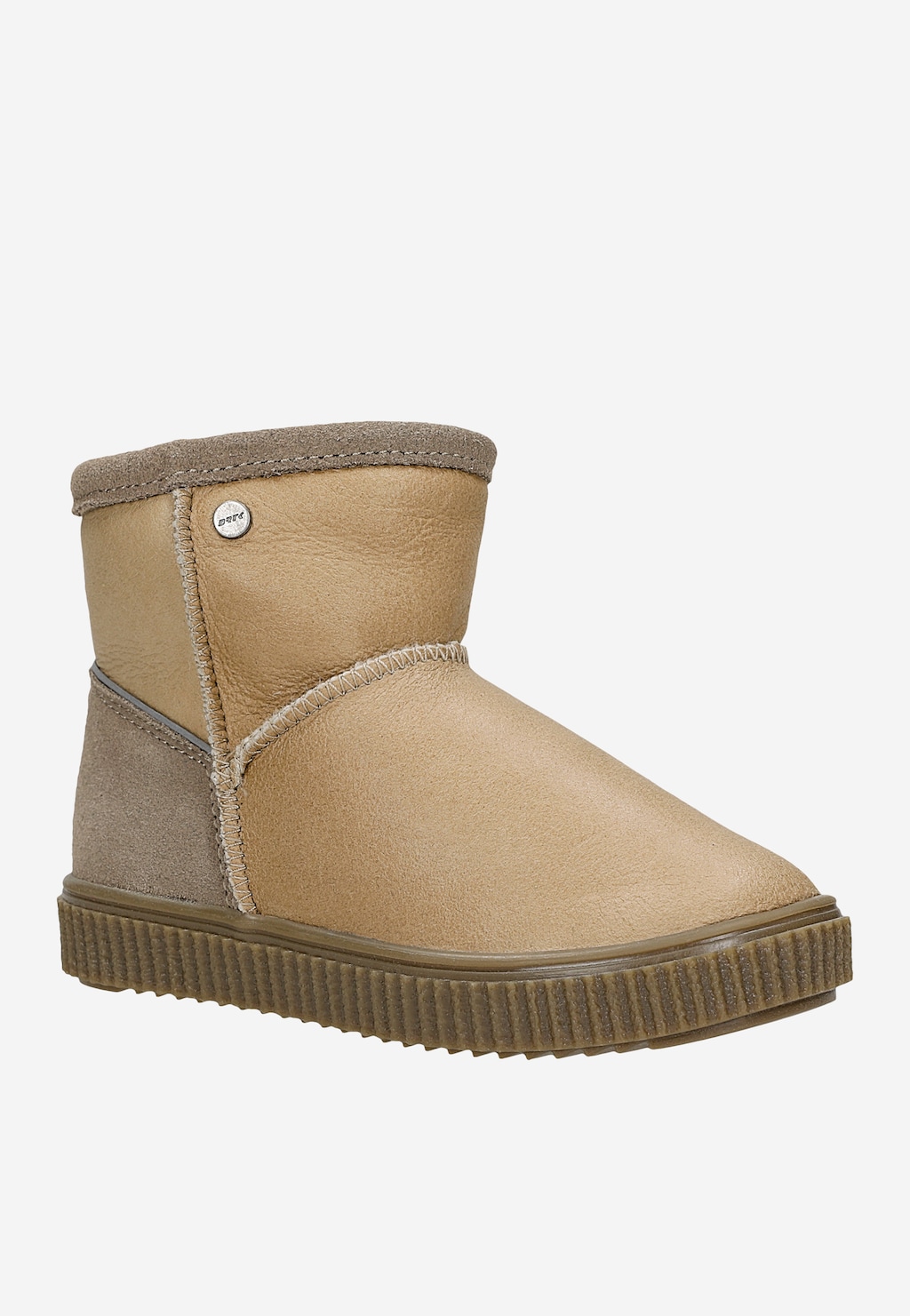 Botki ocieplane BARTEK 4037-KR80, dla dziewcząt, beżowy Widok 2