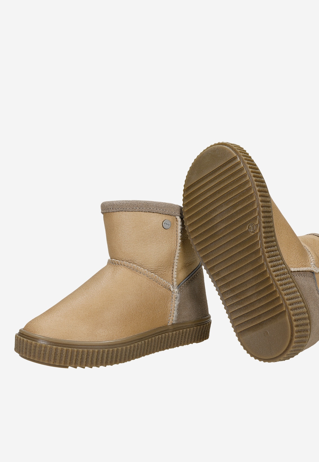 Botki ocieplane BARTEK 4037-KR80, dla dziewcząt, beżowy Widok 7